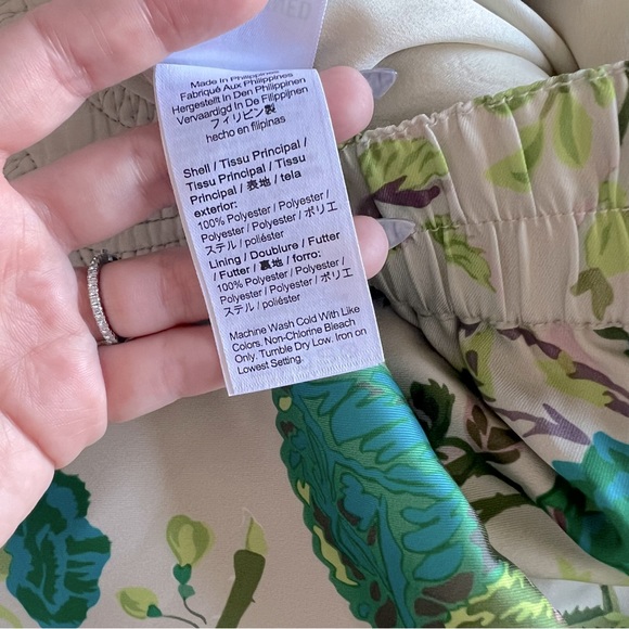 NWT - J. Crew Collection - Pull-on Crop Pant in Ratti Leafy Floral - Picture 10 of 14